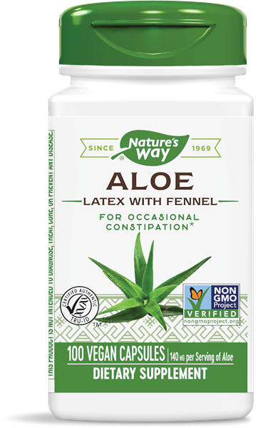 Nature's Way Aloe Latex with Fennel/ Алое Латекс с Копър x 100 капсули