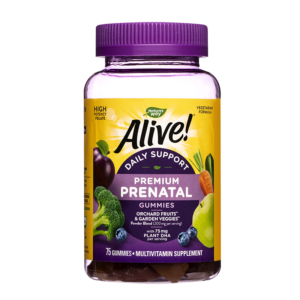 Nature's Way Alive! Premium Prenatal Gummies Алайв! Премиум мултивитамини за бременни 75 желирани таблетки