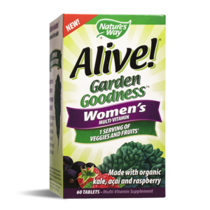 Nature's Way Alive! Garden Goodness™ Women`s Multi-Vitamin/ Алайв! Мултивитамини за жени х 60 таблетки