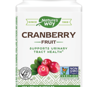 Nature's Way Cranberry Fruit Червена боровинка При проблеми с уриниране 465мг 100 капсули