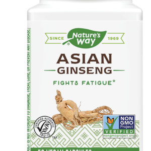 Nature's Way Asian Ginseng Азиатски Жен-Шен За физическа и психическа устойчивост 560мг 50 капсули