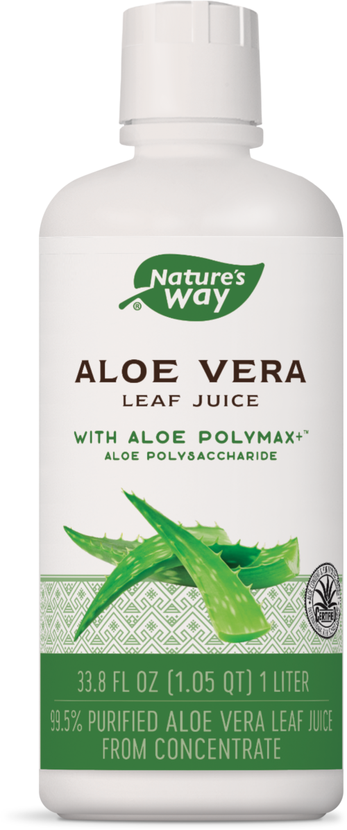 Nature's Way Aloe Vera Leaf Juice Алое Вера Сок от цели листа 99.5% 1л