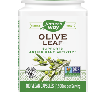 Nature's Way Olive Leaf Лист от маслина При при високо кръвно и холестерол 500 mg 100 капсули