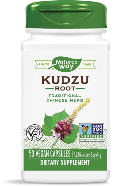 Nature's Way Kudzu Root за отказване на цигари и алкохол 613 мг 50 капсули
