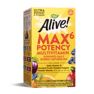 Nature's Way Alive!® Max6 Max Potency Multivitamin (No Iron) Алайв! Мултивитамини максимум сила Без желязо 90 капсули
