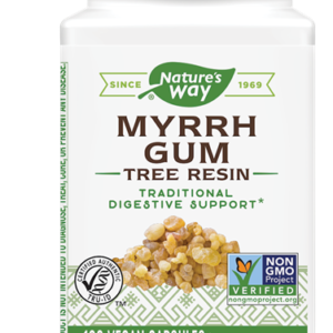 Nature's Way Myrrh Gum Екстракт от смирна за пречистване 550мг 100 капсули