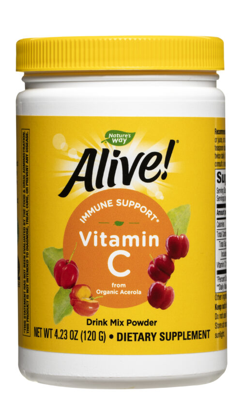 Nature's Way Alive! Fruit Source Vitamin C / Алайв! Витамин С от плодове (пудра) 120 g