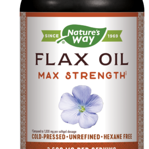 Nature's Way Flax Oil Max Strenght 57% ALA/ Ленено масло 1300 mg х 200 капсули