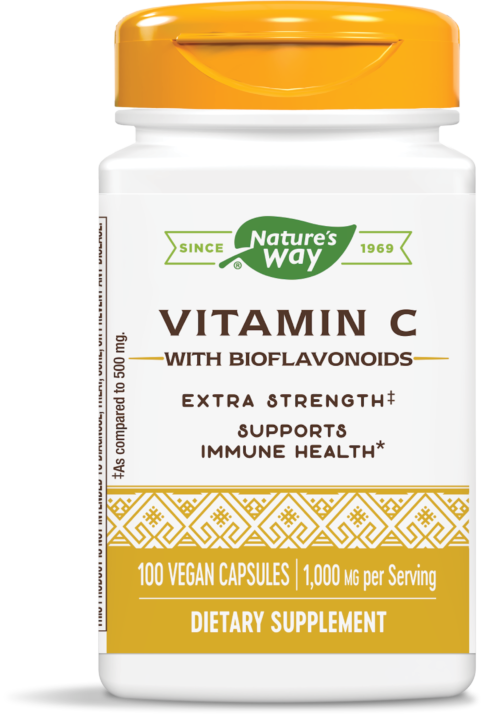 Nature's Way Vitamin C with Bioflavonoids/ Витамин С 1000 mg & Биофлавоноиди х 100 капсули