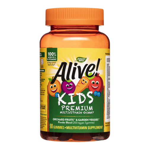 Nature's Way Alive! Kids premium multivitamin Премиум мултивитамини за деца 90 желирани таблетки