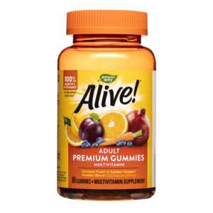 Nature's Way Alive! Adult Premium Gummies Multivitamin Алайв! Премиум мултивитамини за възрастни 90 желирани таблетки