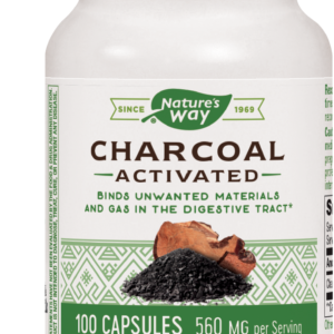 Nature's Way Charcoal Activated/ Активен въглен 280 mg х 100 капсули