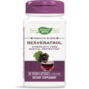 Nature's Way Resveratrol За здраво сърце и кръвоносни съдове 60 капсули