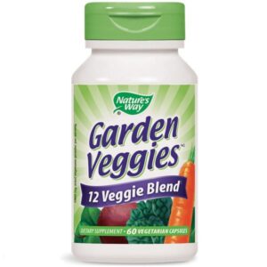 Nature's Way Garden Veggies Антиоксидант със зеленчуци При стрес и умора 450мг 60 капсули