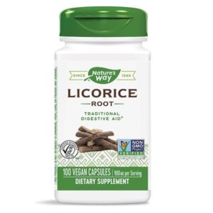 Nature's Way Licorice Root Женско биле (корен) 450 мг 100 капсули