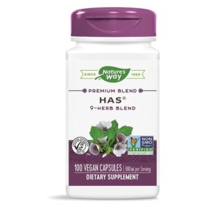 Nature’s Way HAS 9-Herb Blend Натурална билкова смес При алергии 100 капсули