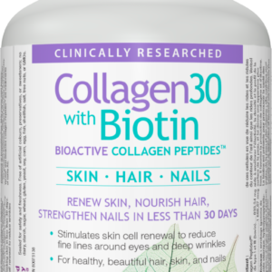Webber Naturals Collagen 30 with Biotin Bioactive Collagne Peptides™ Collagen®30 Колаген+Биотин 120 таблетки