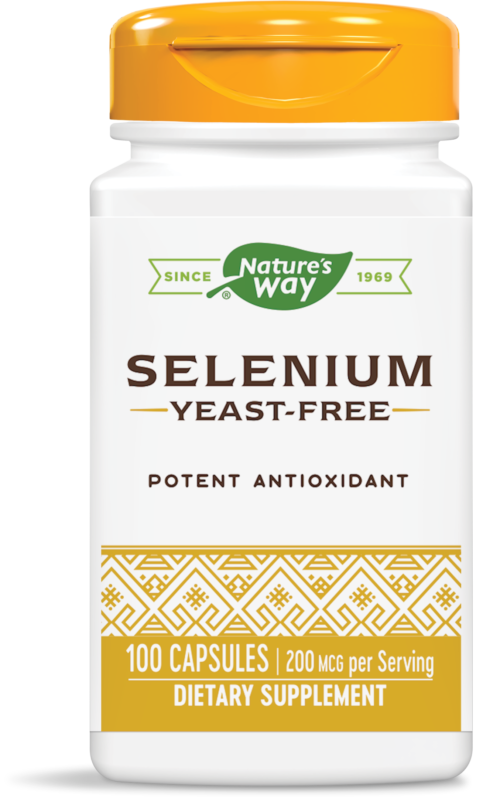 Nature's Way Selenium Селен Мощен антиоксидант и имуностимулатор 200мкг 100 капсули