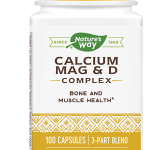 Nature's Way Calcium, Mag & D Калций, Магнезий и Витамин D За здрави стави и кости 100 капсули