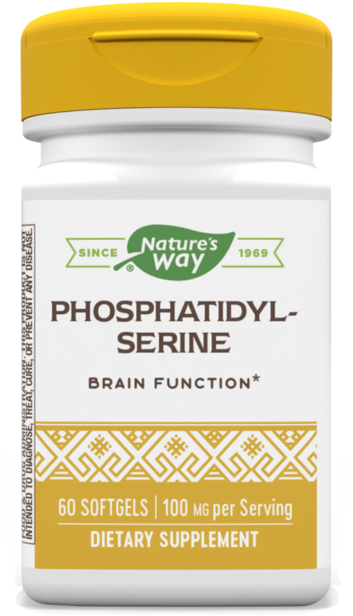 Nature's Way Phosphatidyl-Serine Фосфатидил-серин 100 mg 60 софтгел капсули