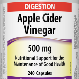 Webber Naturals Ябълков оцет 500 mg Apple Cider Vinegar 240 капсули