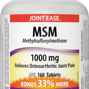 Webber Naturals МСМ 1000 mg MSM 1000 mg 160 таблетки